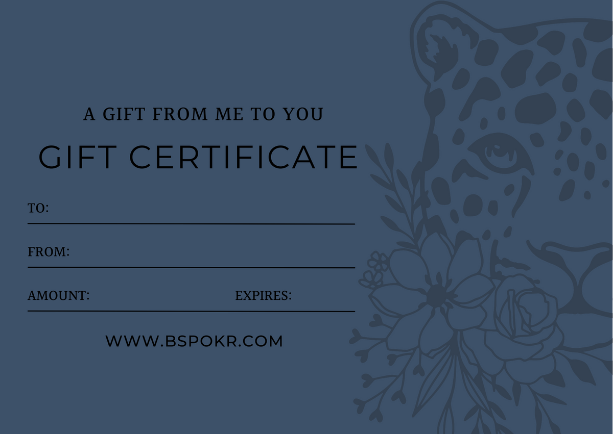 BSPOKR Gift Certificate